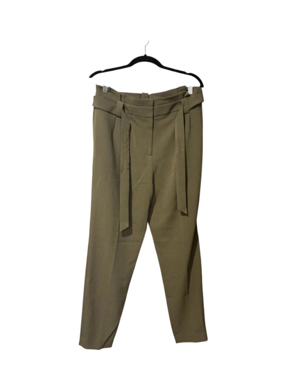 Calvin Klein Paperbag Waist Tie Pants - Picture 2 of 7